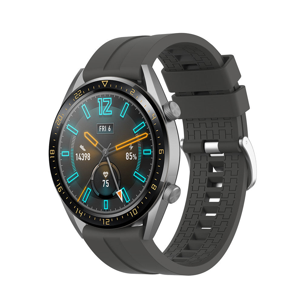 Bracelet silicone 'Extreme' Huawei Watch 5 - 46mm (gris foncé)