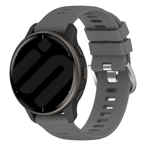 Bracelet silicone Garmin D2 Air X10 (gris foncé)