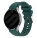 Bracelet silicone connexion parfait Samsung Galaxy Watch 6 - 44mm (vert foncé)