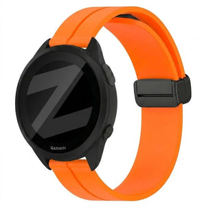 Bandz Garmin Forerunner 165 Silicone Strap with D-Buckle (Orange)