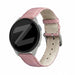 Bandz Bracelet cuir effet crocodile Garmin Forerunner 165 (rose)
