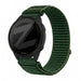 Bandz Bracelet nylon ondulé Garmin Forerunner 165 (vert foncé)