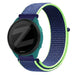 Bandz Bracelet nylon Garmin Forerunner 165 (bleu/lime)