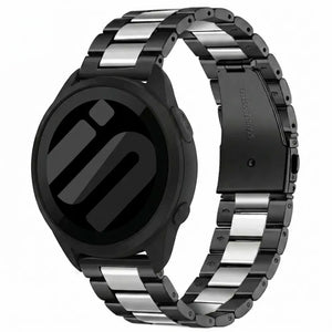 Garmin Forerunner 165 Steel Strap (Black/Silver)