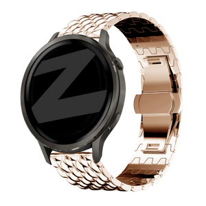 Bandz Bracelet acier 'Dragon' Garmin Approach J1 (or rose)
