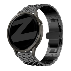 Bandz Bracelet acier 'Dragon' Garmin Approach J1 (noir)