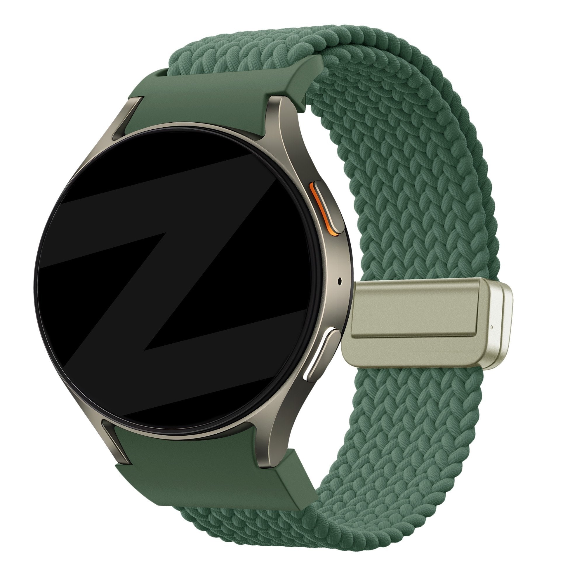 Bandz Bracelet trensé 'Easy Fit' Samsung Galaxy Watch 4 Classic 42mm (vert)