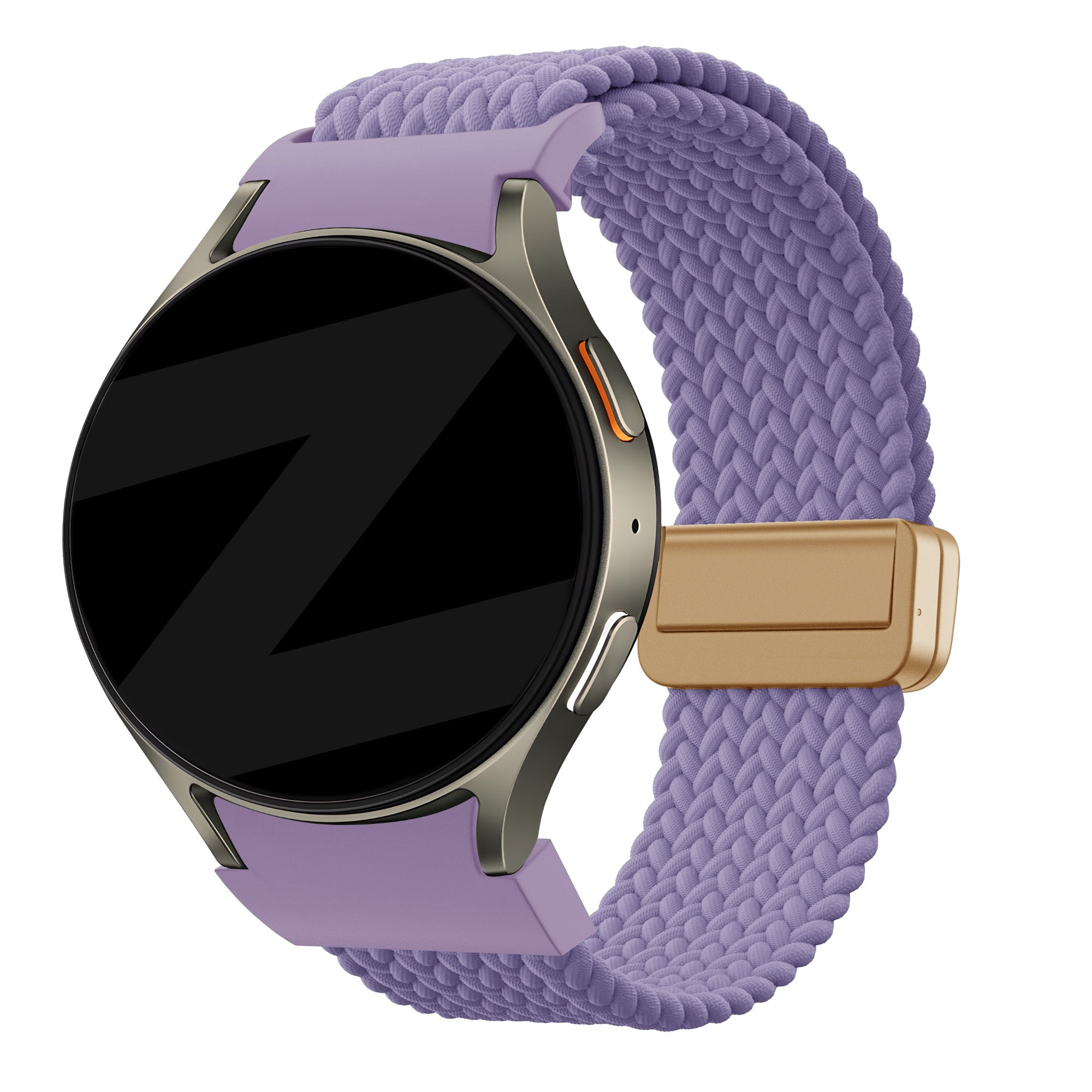 Bandz Bracelet trensé 'Easy Fit' Samsung Galaxy Watch 4 - 44mm (lila)