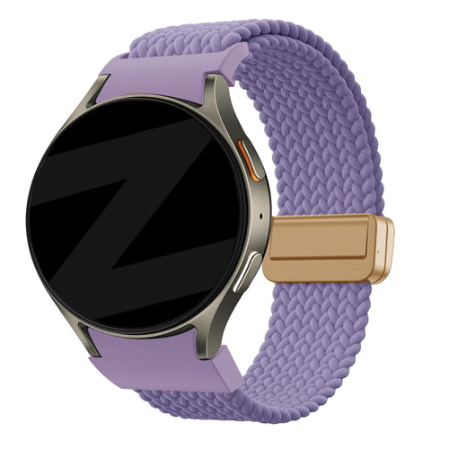Bandz Bracelet trensé 'Easy Fit' Samsung Galaxy Watch 5 - 40mm (lila)