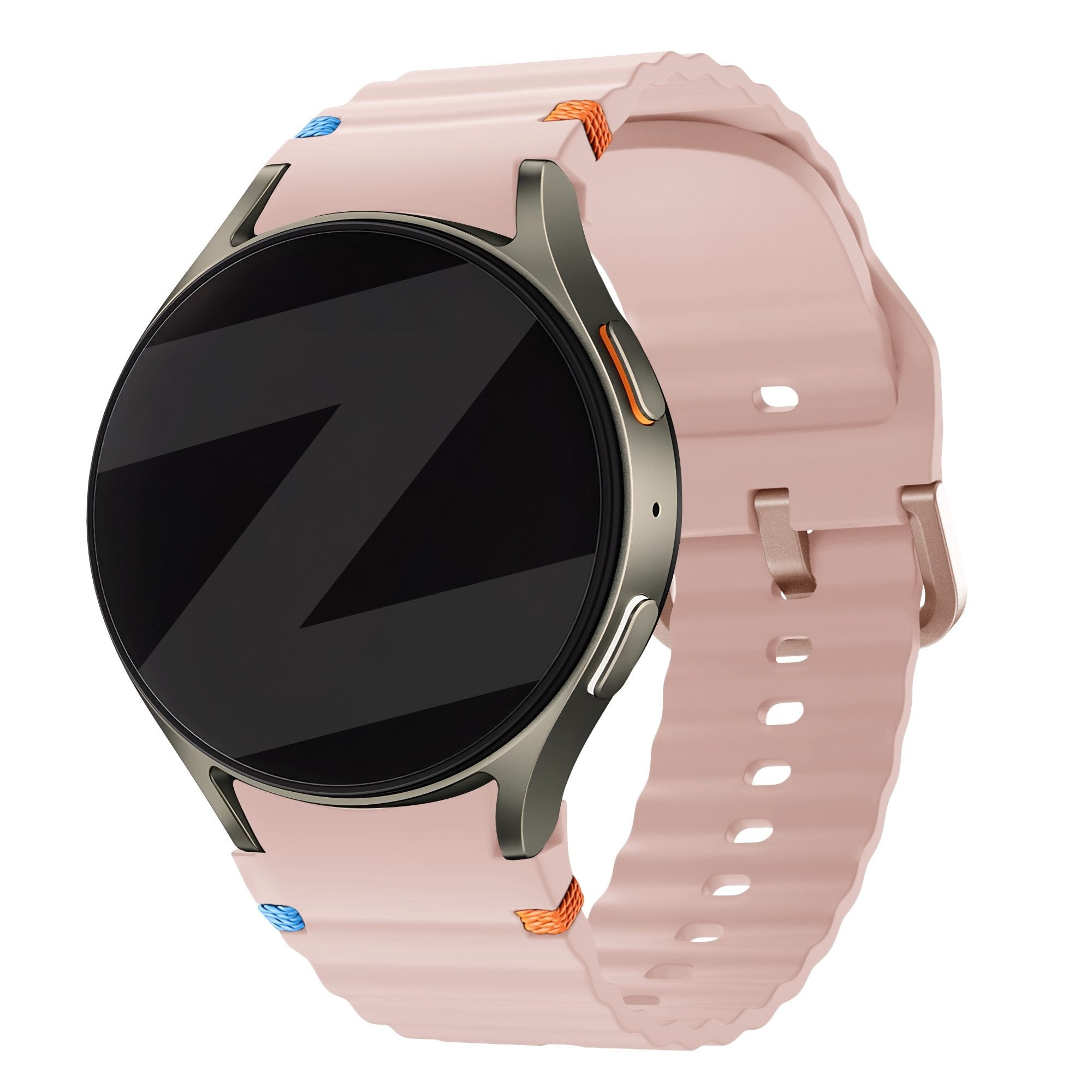 Bandz Bracelet Wave 'Easy Fit' Samsung Galaxy Watch FE (rose clair)