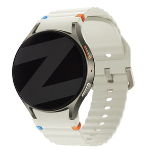 Bandz Samsung Galaxy Watch 6 - 40mm Wave Strap 'Easy Fit' (Starlight)