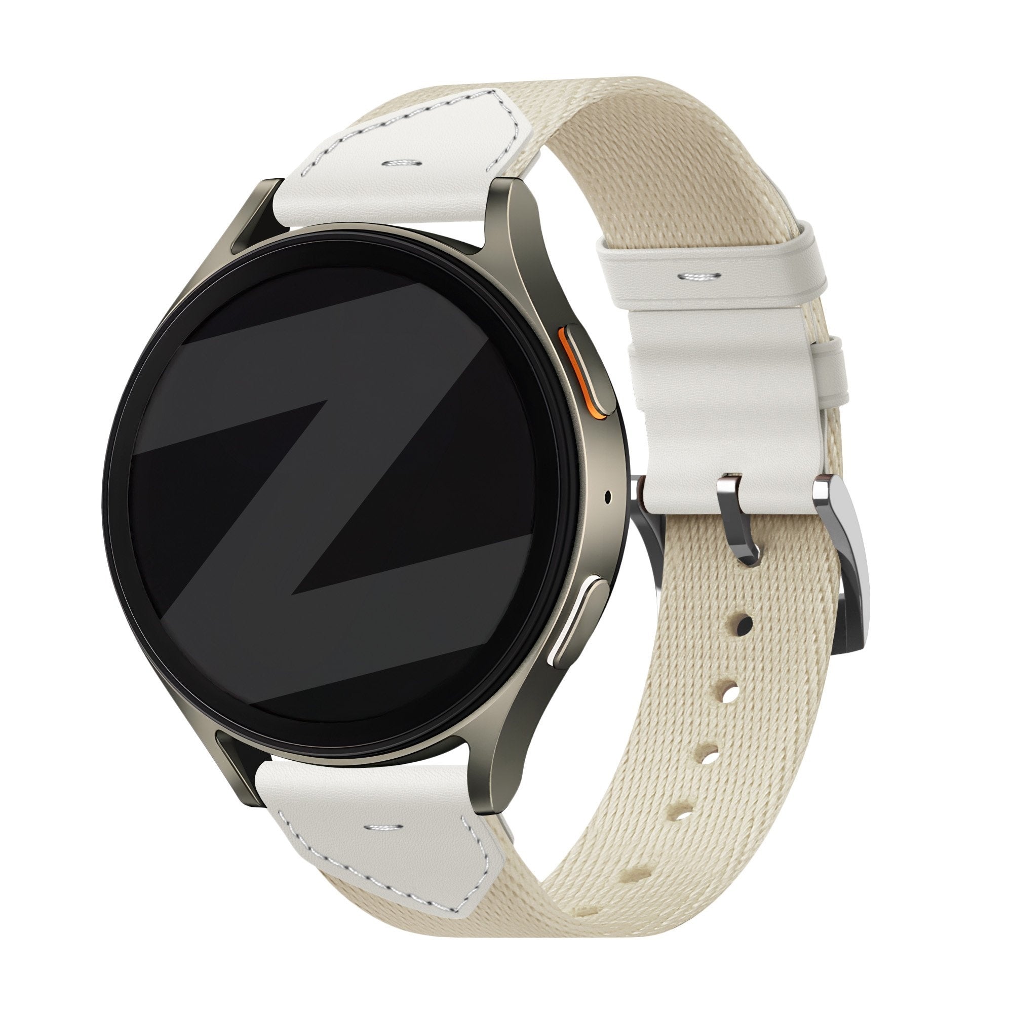 Bandz Bracelet cuir hybride 'Easy Fit' Huawei Watch GT 5 - 41mm (lumière stellaire)