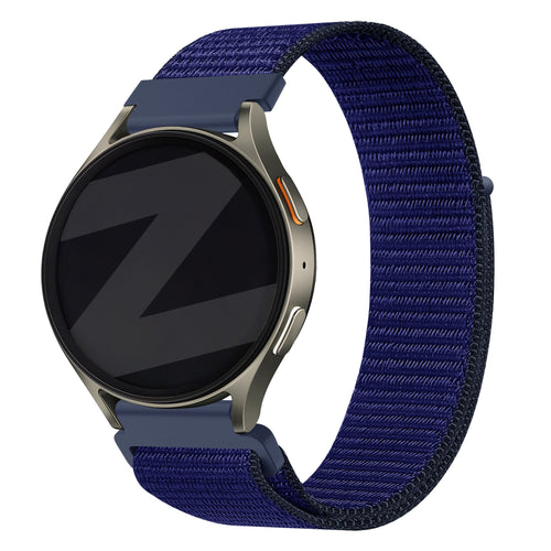 Bandz Bracelet nylon 'Easy Fit' Withings ScanWatch 2 - 42mm (bleu)