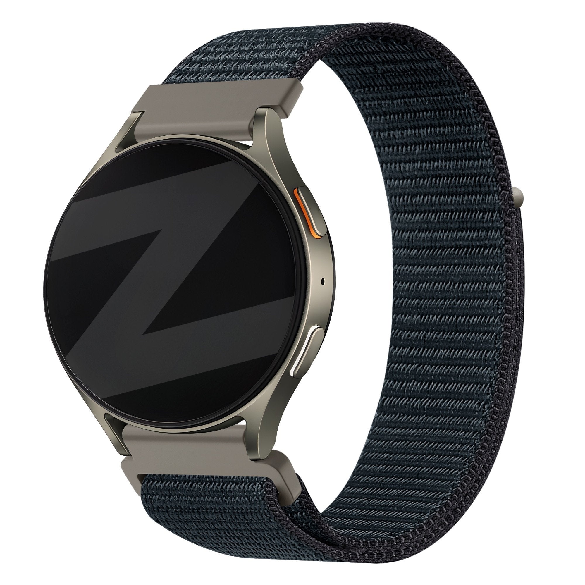 Bandz Bracelet nylon 'Easy fit' Amazfit Balance 2 (gris/bleu)