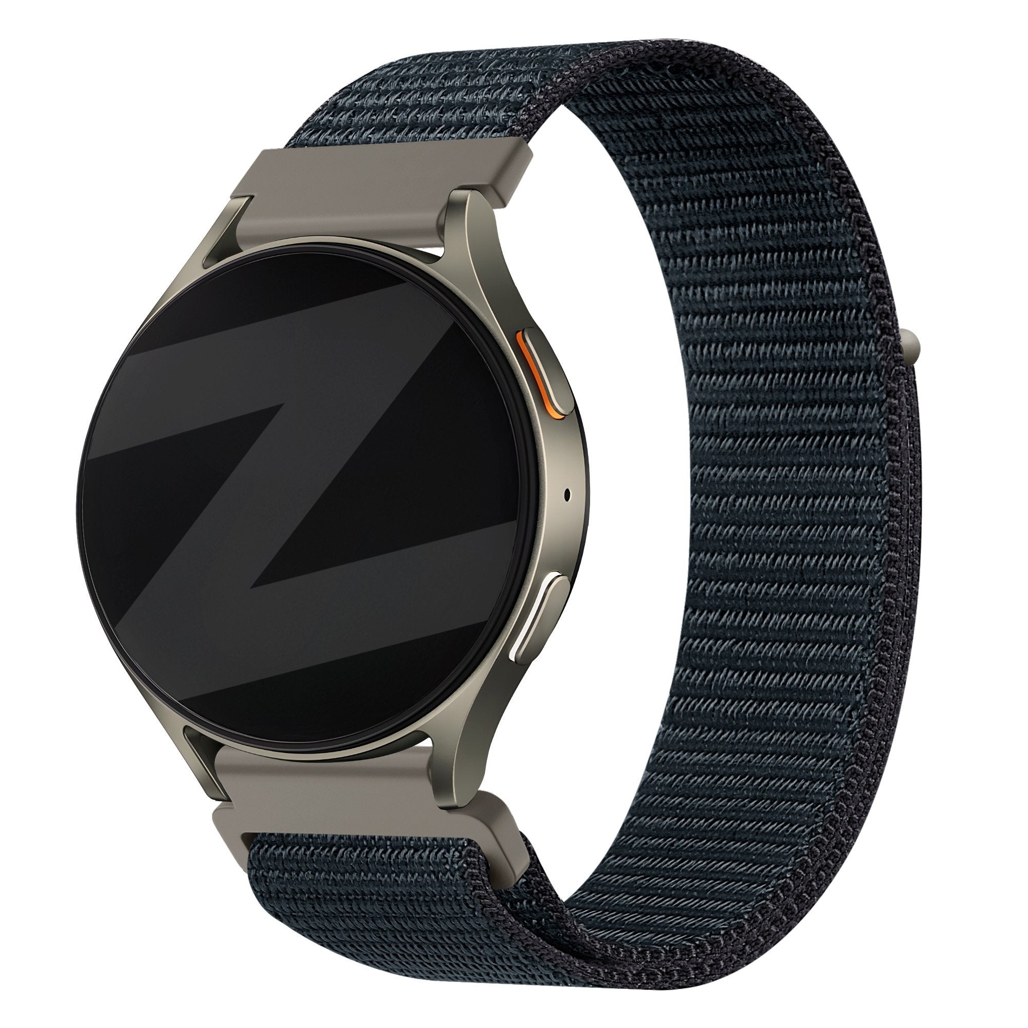 Bandz Bracelet nylon 'Easy Fit' Samsung Galaxy Watch 3 45mm (bleu/gris