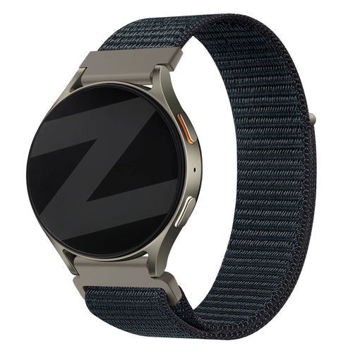 Bandz Xiaomi Amazfit GTS Nylon Strap 'Easy Fit' (Greyblue)