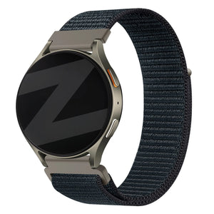 Bandz Amazfit Active 2 Nylon Strap 'Easy Fit' (Greyblue)