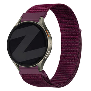 Bandz Bracelet nylon 'Easy Fit' Fossil Gen 5e - 42mm (prune)