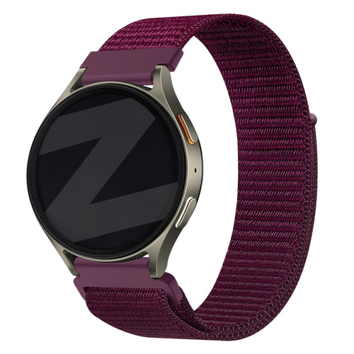 Bandz Bracelet nylon 'Easy Fit' Fossil Gen 5e - 42mm (prune)