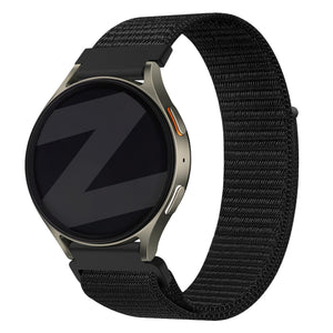 Bandz Bracelet nylon 'Easy fit' Huawei Watch Ultimate 2 (noir)