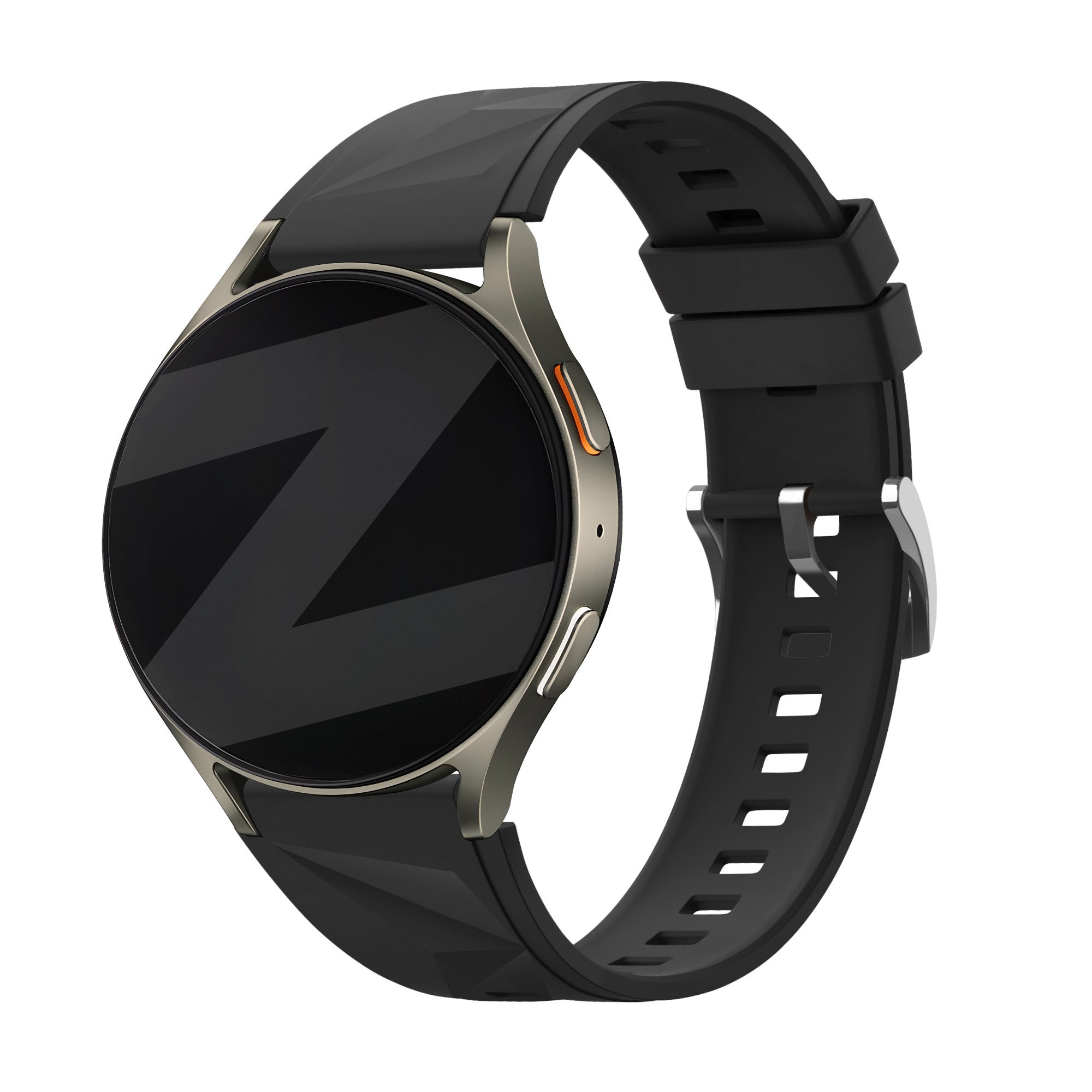 Bandz Huawei Watch 5 - 42mm Silicone Strap 'Easy Fit' (Black)