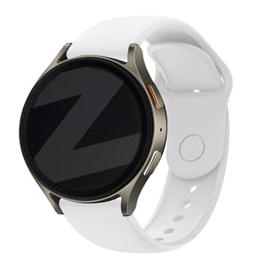 Bandz Samsung Galaxy Watch 4 - 40mm Sport Strap 'Easy Fit' (White)