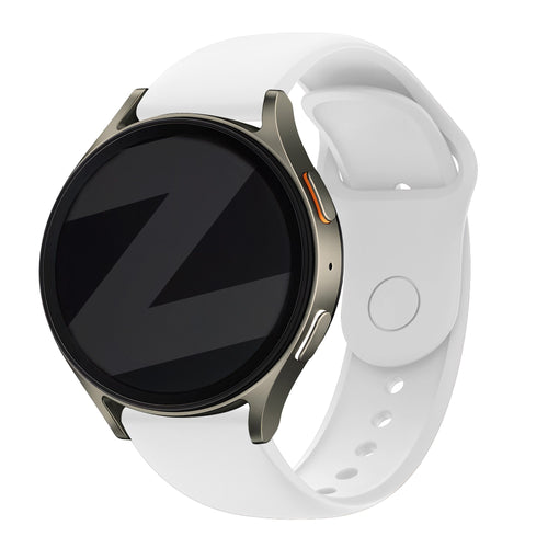 Bandz Samsung Galaxy Watch 4 - 40mm Sport Strap 'Easy Fit' (White)
