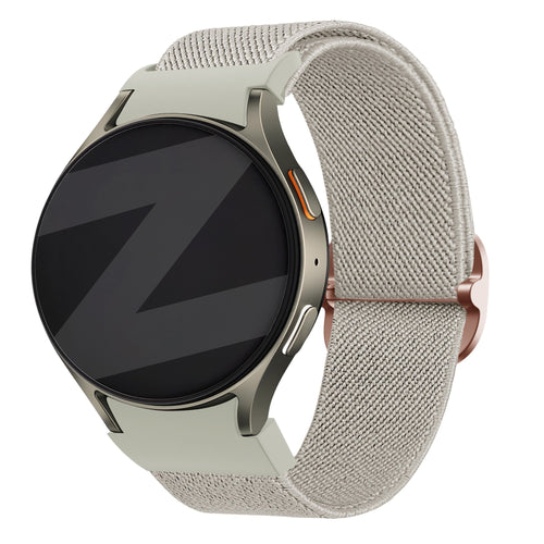 Bandz Samsung Galaxy Watch 6 - 40mm Elastic Strap 'Easy Fit' (Beige)