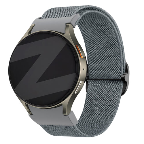 Bandz Bracelet elastique 'Easy Fit' Samsung Galaxy Watch 6 Classic - 43mm (bleu/gris