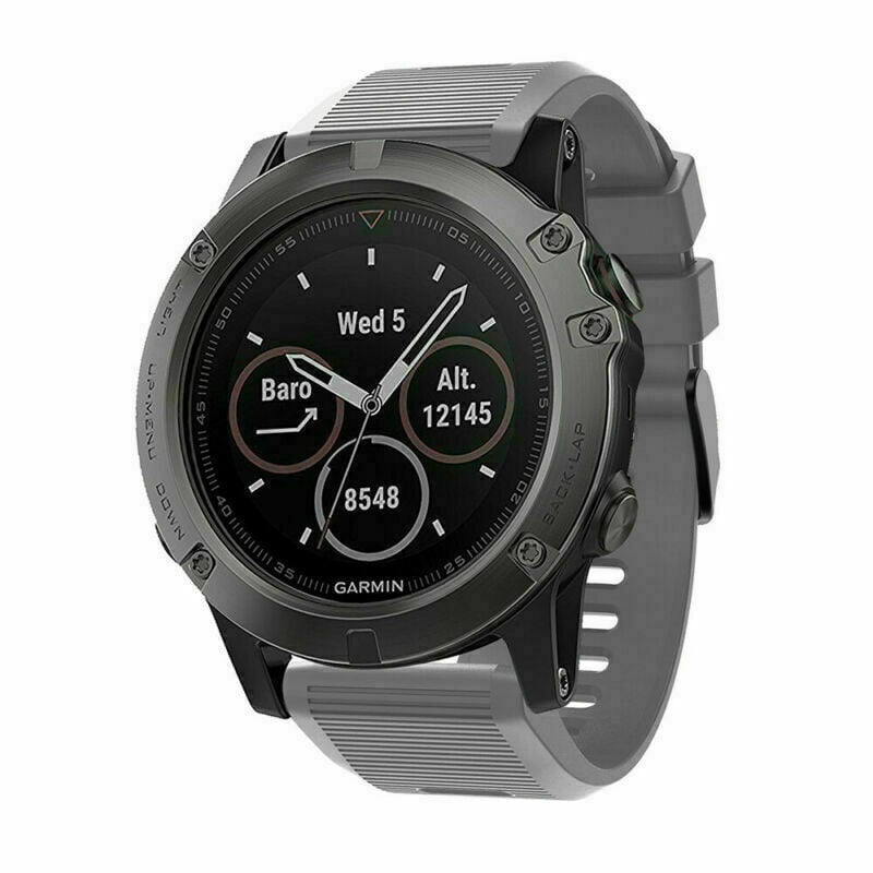 Bracelet silicone Garmin Tactix 7 Pro (gris)