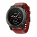Bracelet silicone Garmin Fenix ​​​​5x / 6x (rouge)