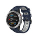 Bracelet sport avec boucle Garmin Quatix 8 - 51mm (bleu/gris)