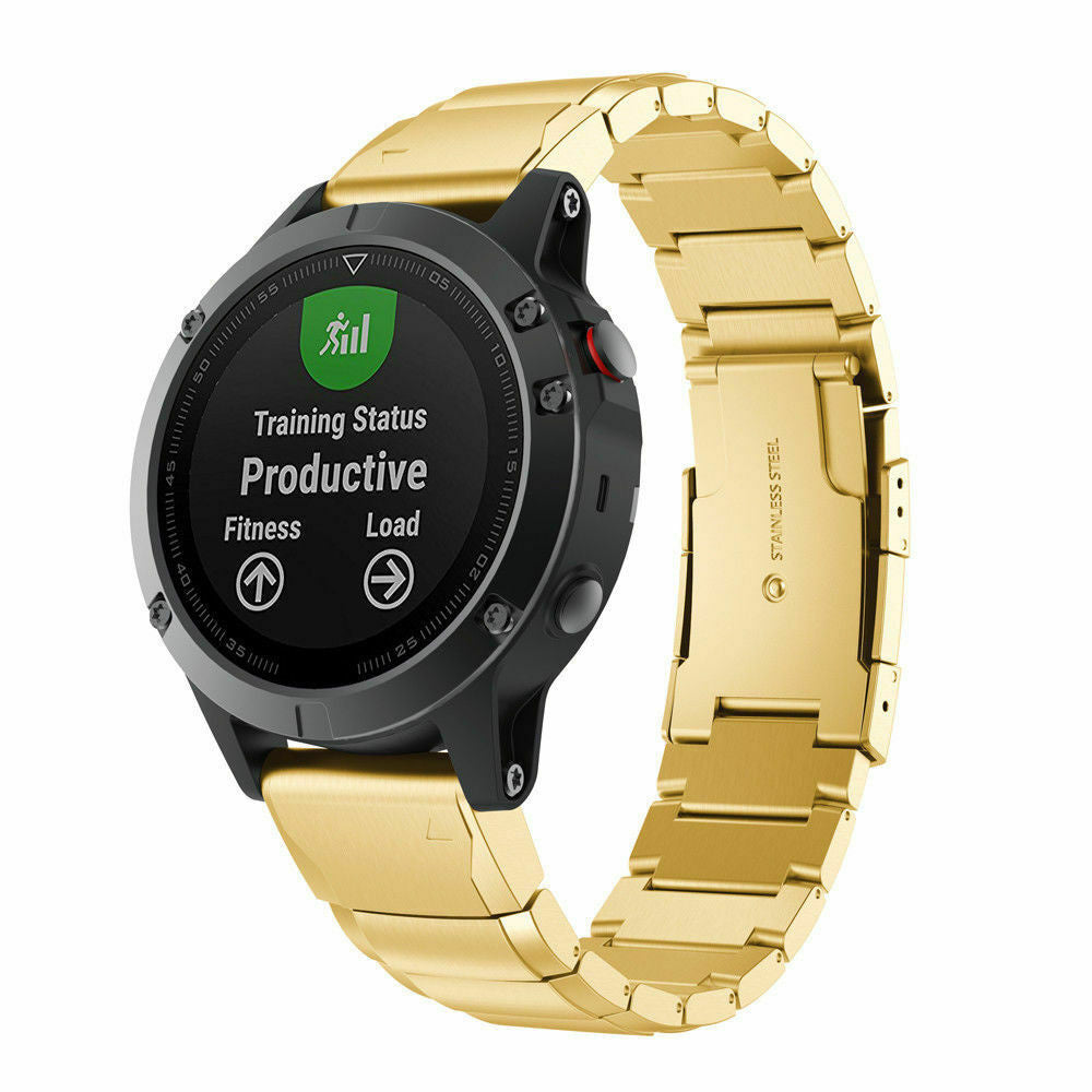 Bracelet acier Garmin Fenix 7 (doré)