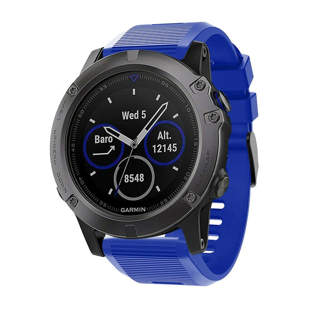 Bracelet silicone Garmin Tactix 8 - 51mm (bleu)