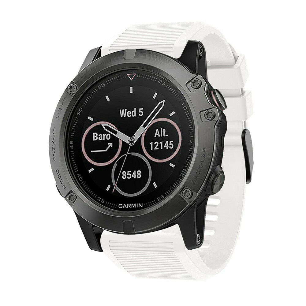 Bracelet silicone Garmin Tactix 7 Pro (blanc)