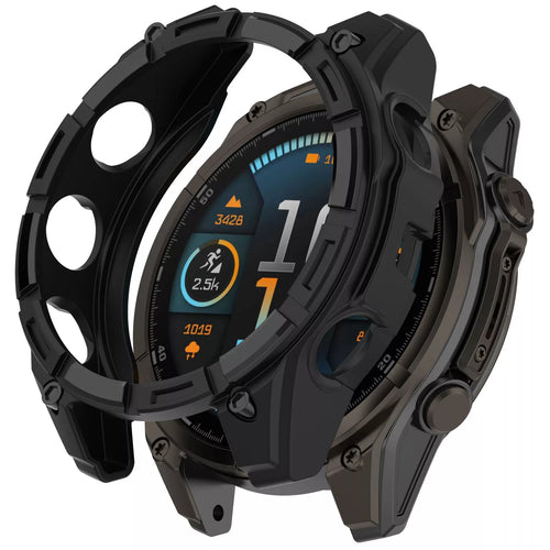 Garmin Fenix 8 - 51mm AMOLED Rugged TPU Case (Black)