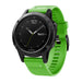 Bracelet silicone Garmin Fenix ​​​​5 / 6 (vert)