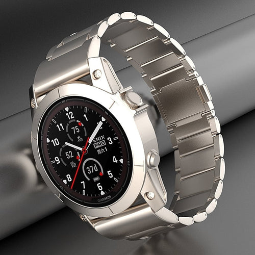 Bracelet titane magnétique Garmin Instinct 3 - 45mm (titane)