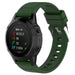 Bracelet en silicone brillant Garmin Quatix 5 / 6 / 7 (vert armée)
