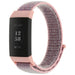 Bracelet nylon Fitbit Charge 4 (rose)