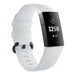 Bracelet Silicone Fitbit Charge 3 (blanc)