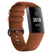 Bracelet silicone Fitbit Charge 4 (marron)