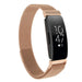 Bracelet Milanais Fitbit Inspire (or rose)