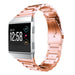Bracelet acier Fitbit Ionic (or rose)