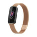 Bracelet Milanais Fitbit Luxe (or rose)