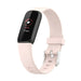 Bracelet silicone Fitbit Luxe (rose clair)