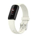 Bracelet silicone Fitbit Luxe (blanc cassé) 
