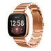 Bracelet métal Fitbit Sense (or rose)