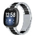 Bracelet Fitbit Sense  (argent/noir)