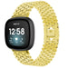 Bracelet acier poisson Fitbit Sense (or)